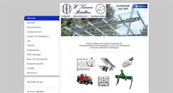 Desktop Screenshot of kuenne-metallbau.com